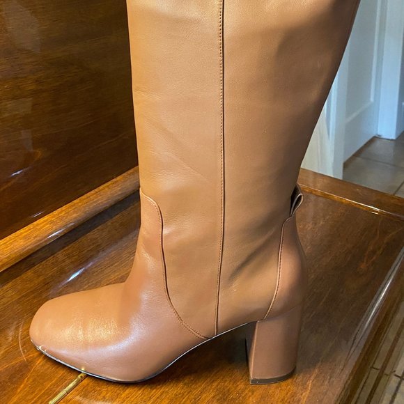 Cole Haan - Crystie Tall Boots (Chestnut Leather) - 8B -NIB (W26461)